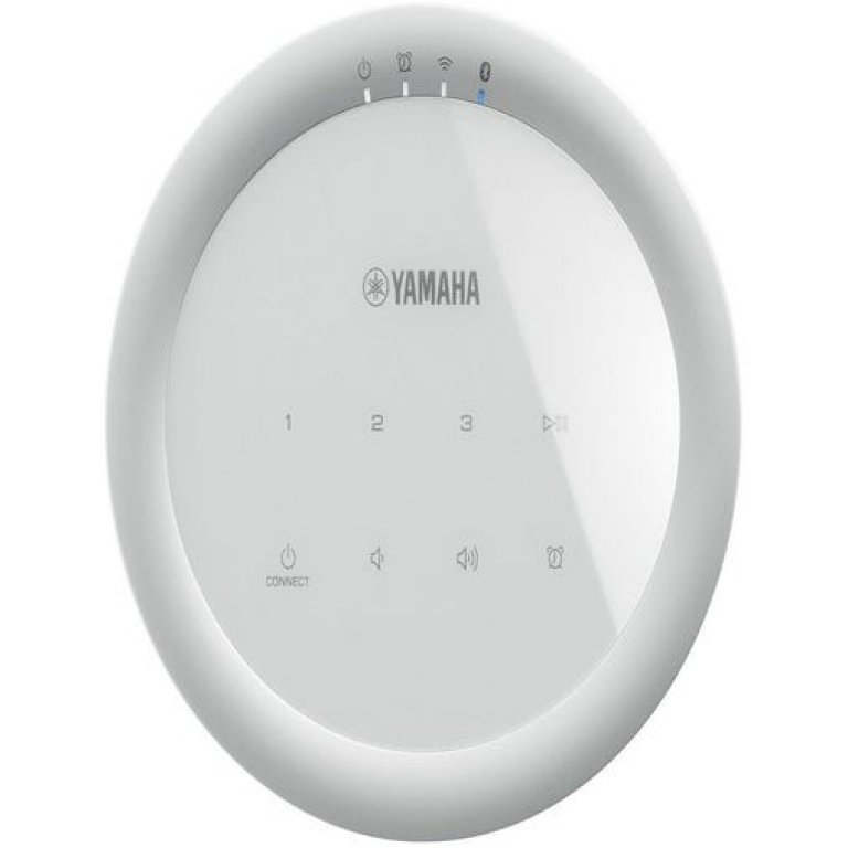 Yamaha WX-021 White Portable Player with Bluetooth receiver built in + AUX, AA batteries (Optional)