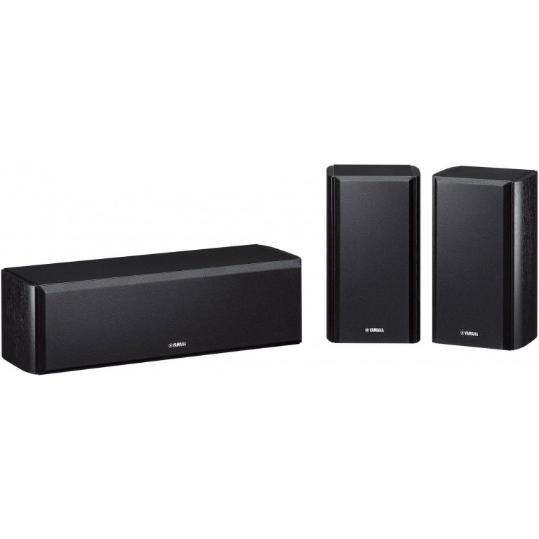 Yamaha NSP160 Black 20W//60W, Center & Surround Channel Speakers Package