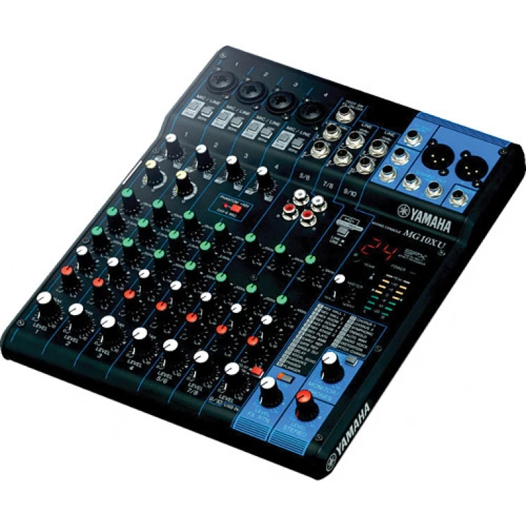 Yamaha MG10XU 10-Channel,Mic Preamps, Pad Switch, Analog Mixing Console