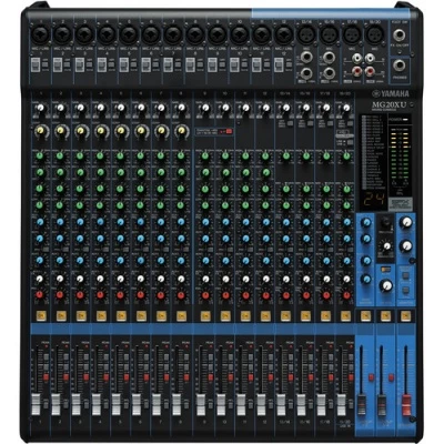 Yamaha MG20XU 20-Channel, Mic Preamps, Pad Switch, Analog Mixing Console Yamaha MG20XU 20-Channel, Mic Preamps, Pad Switch, Analog Mixing Console