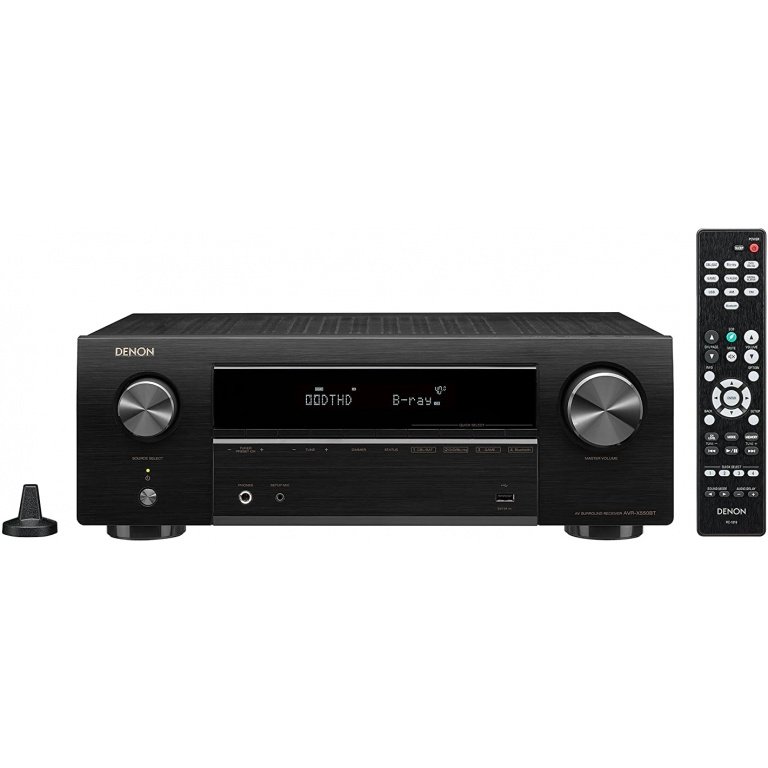 Denon AVRX - 550BT 5.2 Ch Processing , Dolby TrueHD and DTS-HD Master Bluetooth Music Streaming AV Receiver