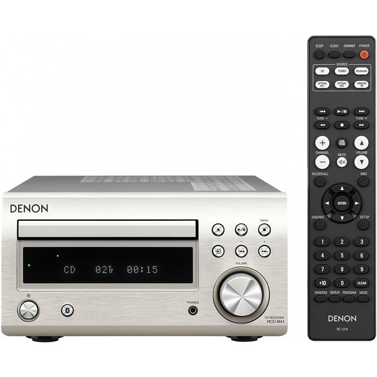 Denon RCDM41 Micro HiFi CD Receiver with Bluetooth and FM  Tuner