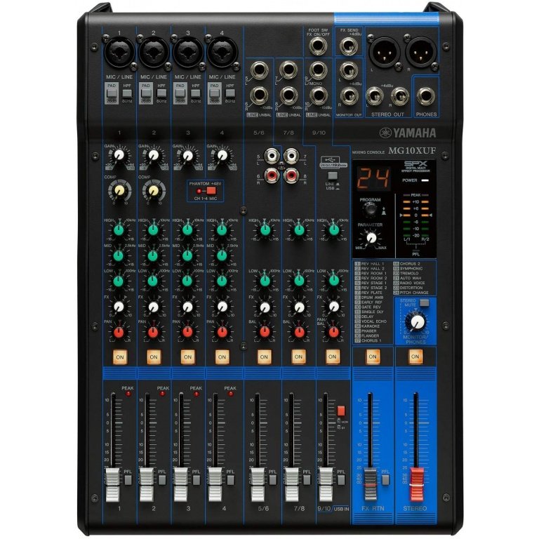 Yamaha MG10XUF 10-Channel Analog Mixer