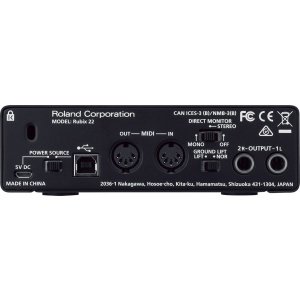 Roland Rubix-22 High Resolution USB Audio Interface 2 In 2 Out