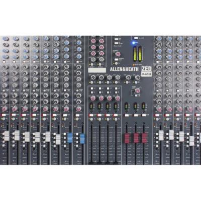 Allen & Heath ZED-428 4 Bus, 24 Mono Input, 2 Dual Stereo, 6 Aux with USB