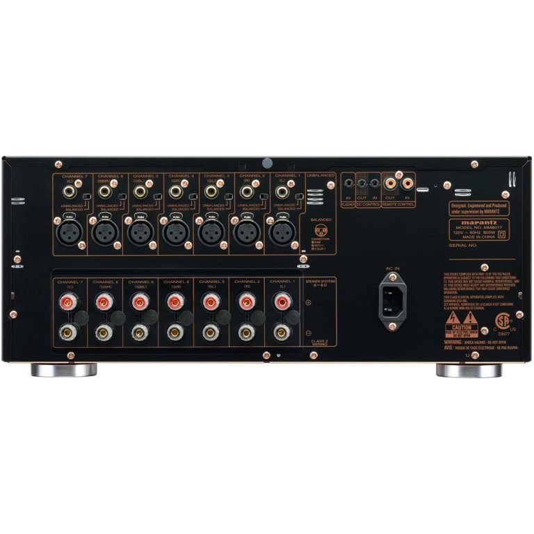 Marantz MM8077 7Channels 150W Power Amplifier for demanding music and Home Cinema enthusiasts