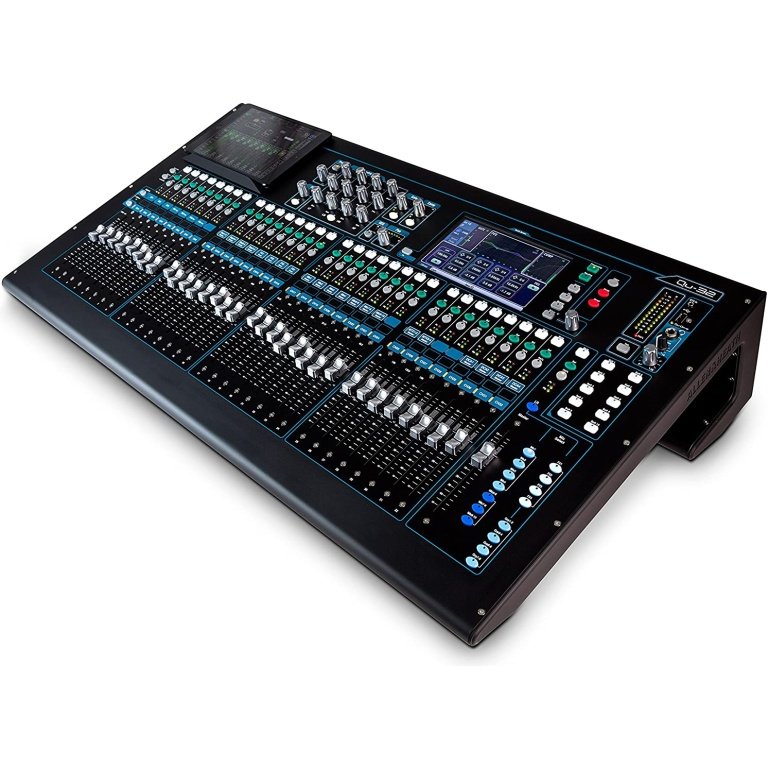 Allen & Heath Qu-32 Digital Mixer: 32 Mic/Line, 3 Stereo Line, 4FX, 24 Mix, 7" Touchscreen