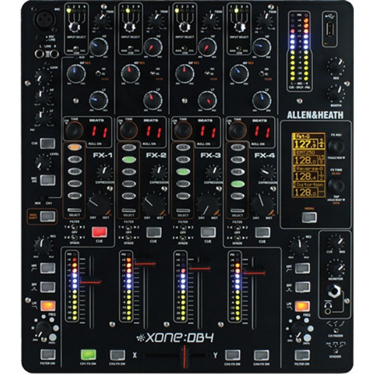 Allen & Heath XONE:DB4 Digital DJ FX Mixer with 4 FX Engines