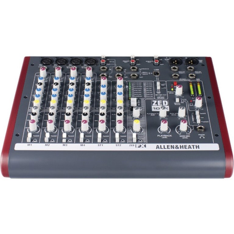 Allen & Heath ZED-10FX 4 Mic/Line Inputs, 2 Stereos, USB, FX