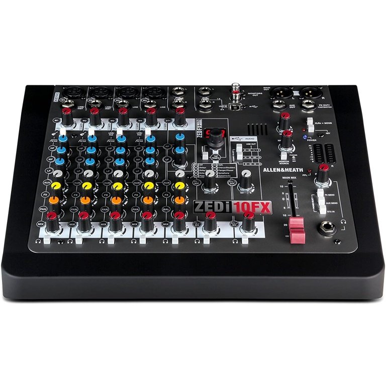 Allen & Heath ZEDi-10FX  10-Channel Live + USB Recording Mixer with FX