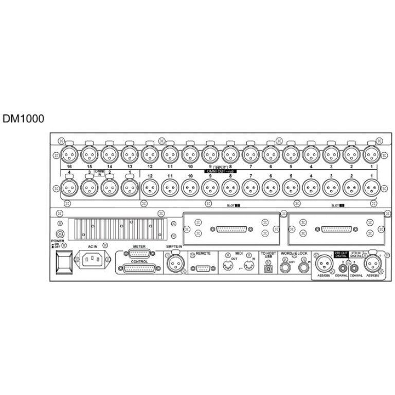 Yamaha DM 1000 VCM v2 48-channel Digital Mixer