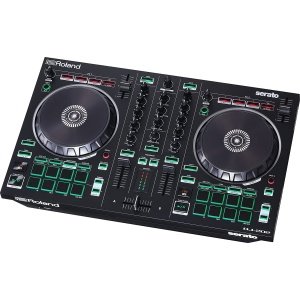 Roland DJ-202 DJ Controller, Two-Channel, Four-Deck Controller For Serato DJ Lite