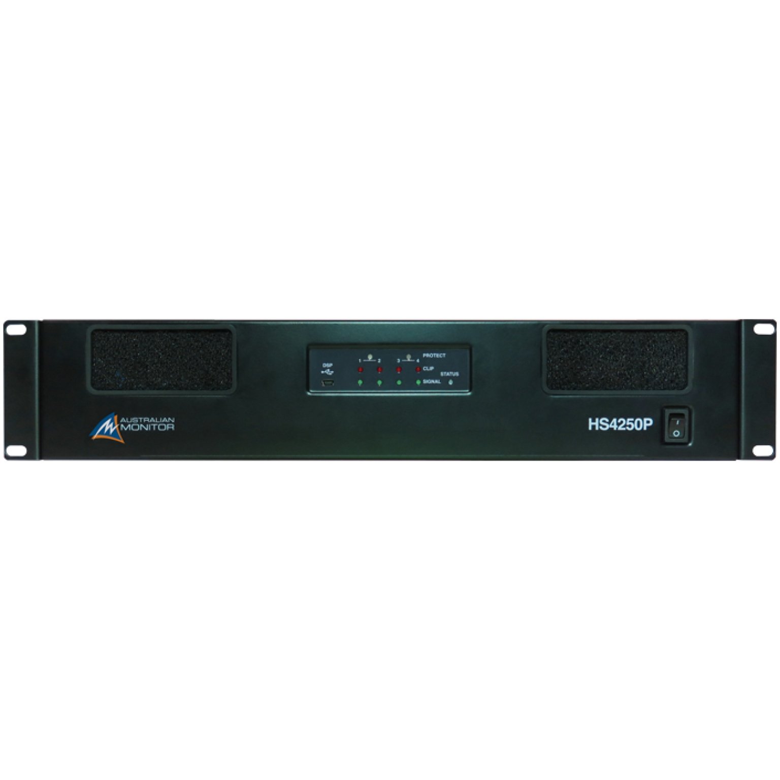 ES480P 4 X 80W POWER AMP- 4OHM -100V AUSTRALIAN MONITOR AUSTRALIAN MONITOR AJ-ES480P main image 1