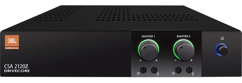 JBL CSA 2120Z Commercial Amplifier (2 x 120W) - exceptional audio quality with dependable long-term performance JBL CSA 2120Z Commercial Amplifier (2 x 120W) - exceptional audio quality with dependable long-term performance