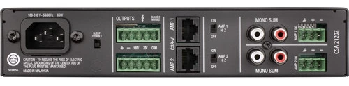JBL CSA 2120Z Commercial Amplifier (2 x 120W) - exceptional audio quality with dependable long-term performance JBL CSA 2120Z Commercial Amplifier (2 x 120W) - exceptional audio quality with dependable long-term performance