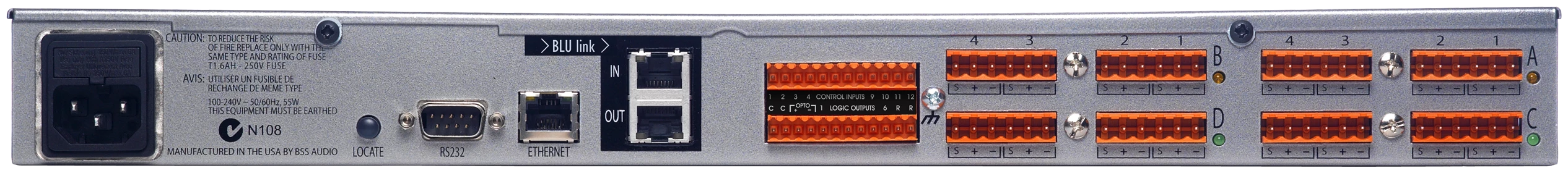 BSS BLU-160 Signal Processor with BLU link BSS BLU-160 Signal Processor with BLU link