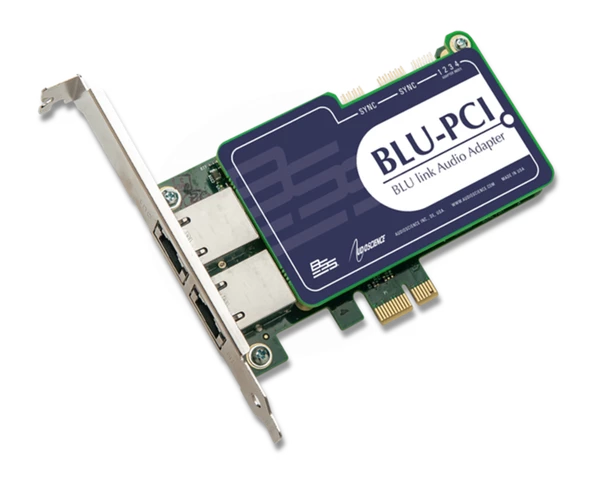 BSS Audio BLU-PCI 64 Channel PCI Express Sound Card - BLU link BSS Audio BLU-PCI 64 Channel PCI Express Sound Card - BLU link