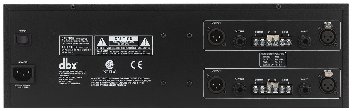 DBX 1231 Dual Channel 31-Band Equalizer DBX 1231 Dual Channel 31-Band Equalizer