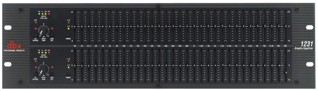 DBX 1231 Dual Channel 31-Band Equalizer DBX 1231 Dual Channel 31-Band Equalizer