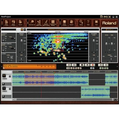 Roland R-MIX Audio Processing Software