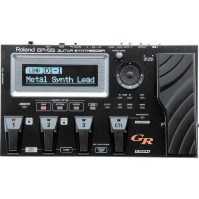 Roland GR-55 Guitar Synthesizer with GK-3 Pickup (Black)
