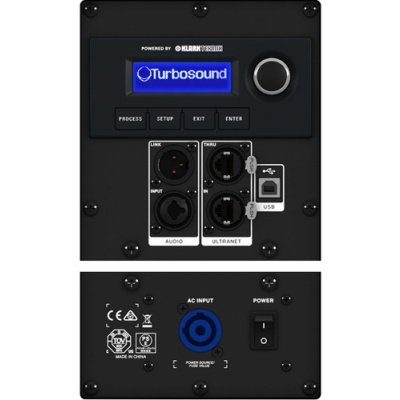 Turbosound NuQ118B-AN 3000W 18" Band-Pass Subwoofer with KLARK TEKNIK DSP Technology and ULTRANET Networking (Black)