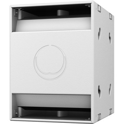 Turbosound NuQ118B-WH 18" Band Pass Subwoofer for Portable PA and Installation Applications (White)