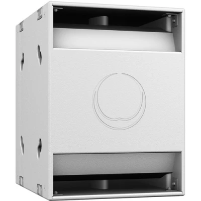Turbosound NuQ118B-WH 18" Band Pass Subwoofer for Portable PA and Installation Applications (White)