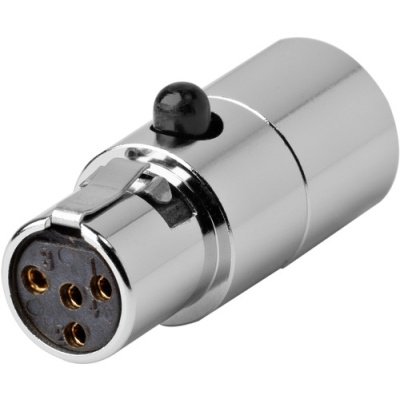 AKG MDA6 BD MicroLite Microphone Adapter Connector for Beyerdynamic Bodypack Transmitter with 4-Pin Mini XLR l 6500H00340