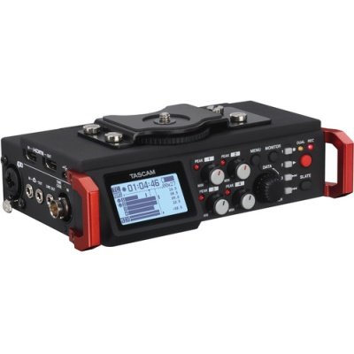 Tascam DR-701D 4-Channel / 6-Track Multitrack Field Recorder with Onboard Omni Microphones