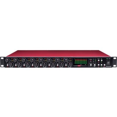 Rackmount 8 Channel Mic Preamp and AD/DA Converter with Analogue Compression