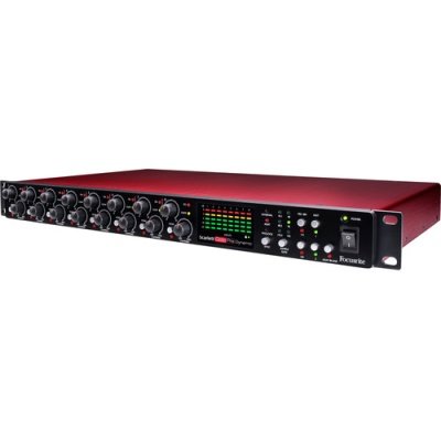 Rackmount 8 Channel Mic Preamp and AD/DA Converter with Analogue Compression