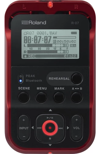 Roland R-07 Portable Audio Recorder (Red) Roland R-07 Portable Audio Recorder (Red)