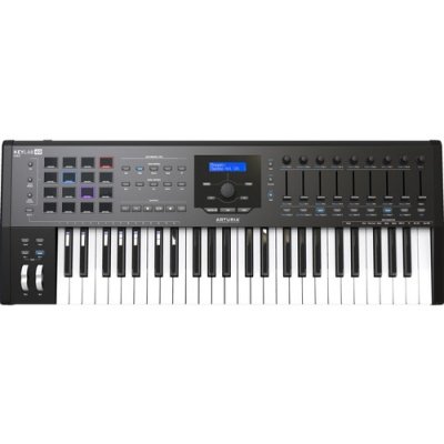 Arturia KeyLab Essential 61 - Universal MIDI Controller and Software (White)