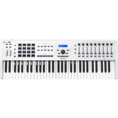 Arturia KeyLab MKII 61 - Professional MIDI Controller and Software (White