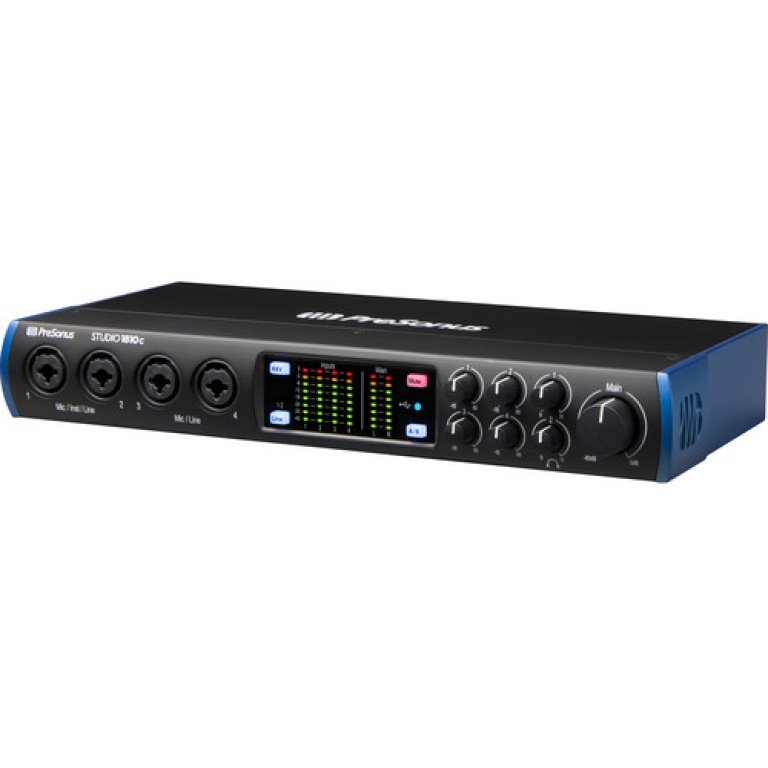 PreSonus Studio 1810c Desktop 18x8 USB Type-C Audio/MIDI Interface