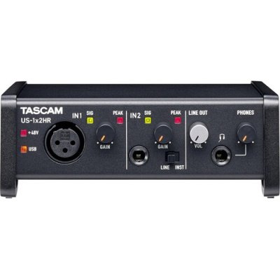 Tascam US-1x2HR Desktop 2x2 USB Type-C Audio Interface