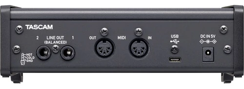Tascam US-2x2HR Desktop 2x2 USB Type-C Audio/MIDI Interface Tascam US-2x2HR Desktop 2x2 USB Type-C Audio/MIDI Interface