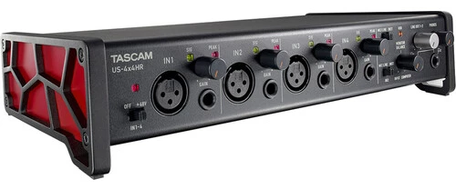 Tascam US-4x4HR Desktop 4x4 USB Type-C Audio/MIDI Interface Tascam US-4x4HR Desktop 4x4 USB Type-C Audio/MIDI Interface
