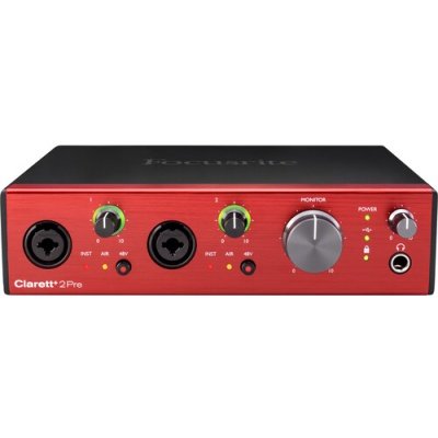 Focusrite Clarett+ 2Pre 10 In/4 Out Desktop USB-C Audio Interface
