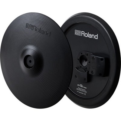 Roland CY-12C-BK 2-Zone Crash Cymbal Pad (Black)