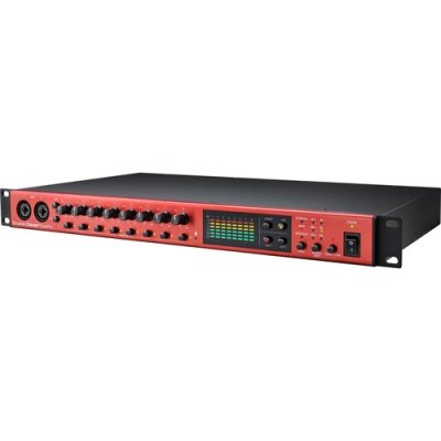 Focusrite Clarett+ OctoPre Rackmount 8 Channel AD/DA Converter with ISA-Modelled Mic Preamps