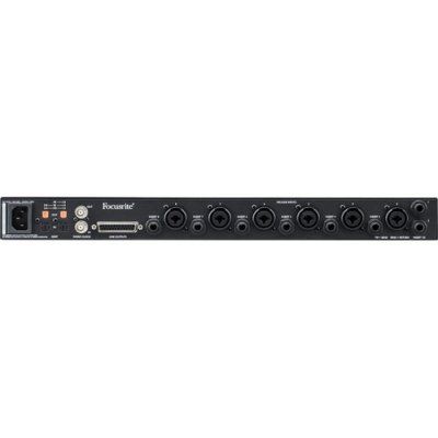 Focusrite Clarett+ OctoPre Rackmount 8 Channel AD/DA Converter with ISA-Modelled Mic Preamps