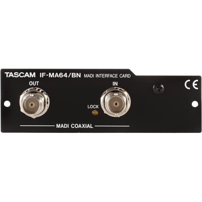 Tascam IF-MA64/BN 64-Channel MADI Coaxial Interface Card for DA-6400 64-Channel Recorder