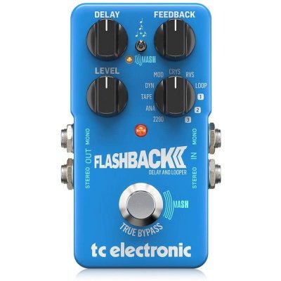 TC Helicon FLASHBACKDELAY&LOOPER Stompbox with 11 Delay and Looper