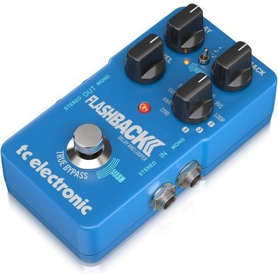 TC Helicon FLASHBACKDELAY&LOOPER Stompbox with 11 Delay and Looper