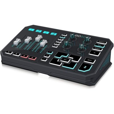 TC Helicon GOXLR Online Broadcaster Platform with 4-Channel Mixer, Motorized Faders, Sound Board and Vocal Effects