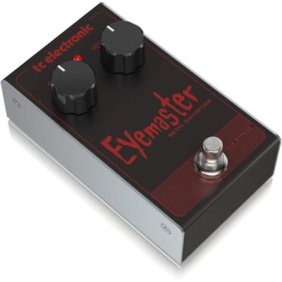 TC Helicon EYEMASTER METAL DISTORTION Skull-Pounding Metal Distortion Pedal with 2-Knob Interface