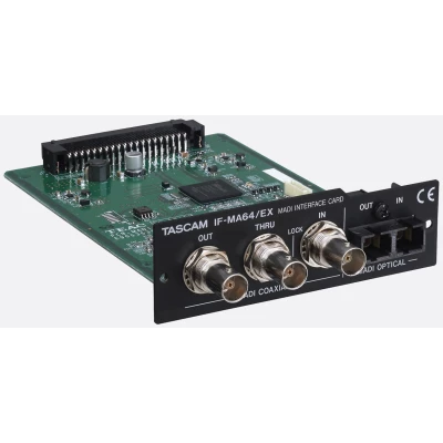 Tascam IF-MA64/EX 64-Channel MADI Optical/Coaxial Interface Card for DA-6400 64-Channel Recorder