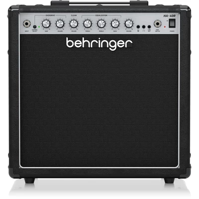 Behringer HA40R Amplifier Guitar, 40W with 2 Channels & 1x10" Bugera Speaker